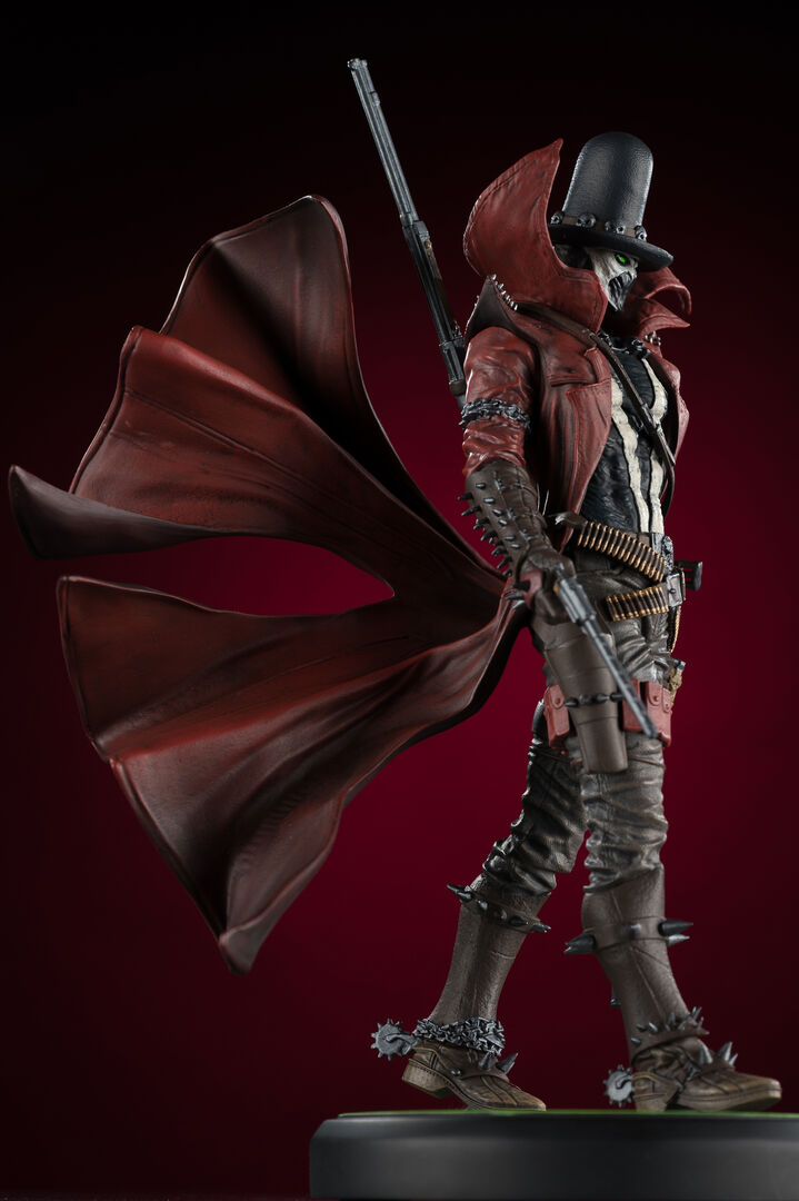 Statuette Resine | Spawn: Black White & Red All Over Spawn By Todd Mcfarlane