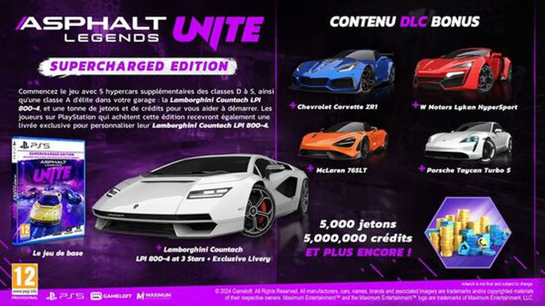 Asphalt Legends Unite Supercharged Edition | Occasion