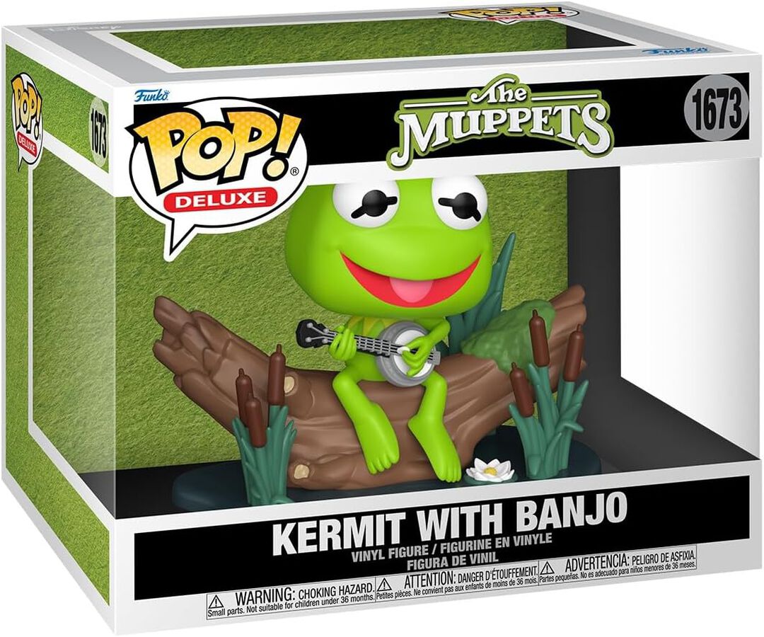 Figurine Funko Pop! Deluxe | The Muppets | Kermit Avec Banjo