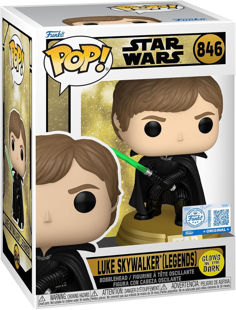 Figurine Funko Pop! | Star Wars | Luke (fluorescent)