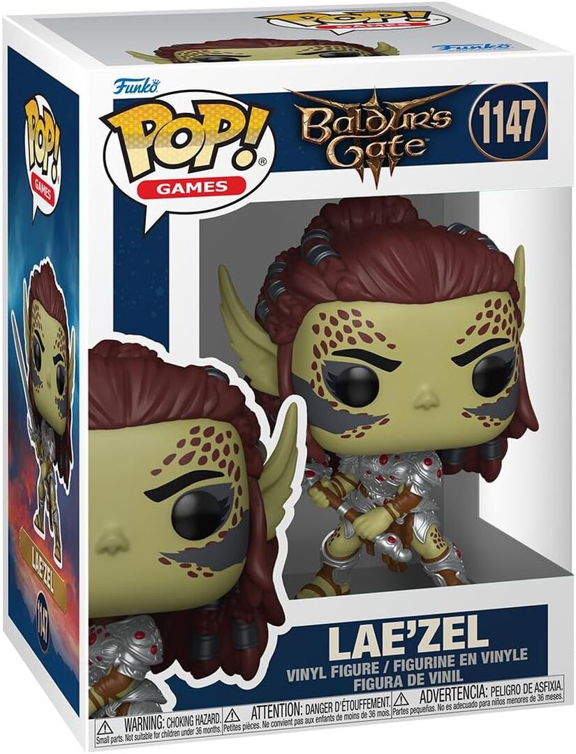 Figurine Funko Pop! N&deg;1147 | Baldur's Gate 3 | Lae'zel Avec Ep&eacute;e