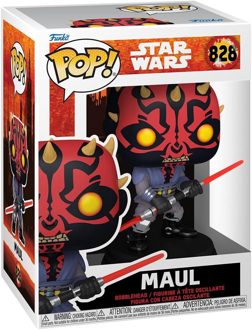Figurine Funko Pop! N&deg;828 | Star Wars | Maul