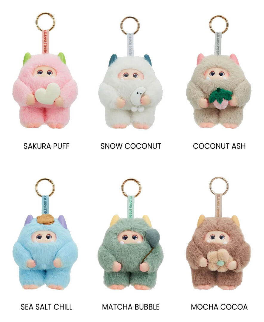 Peluche Mystere | Giggle Monster | Porte Cl&eacute;s Peluche Giggle Monster 11 Cm Marsh