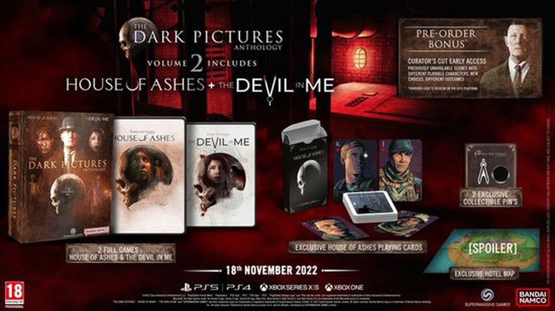 The Dark Pictures Anthology Vol.2 House Of Ashes + Devil In Me | Occasion