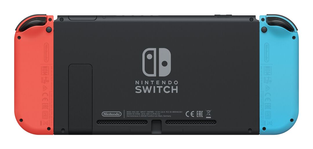 Nintendo Switch Oled Noire | Avec Manettes Joy-con Bleu N&eacute;on/rouge N&eacute;on | Occasion