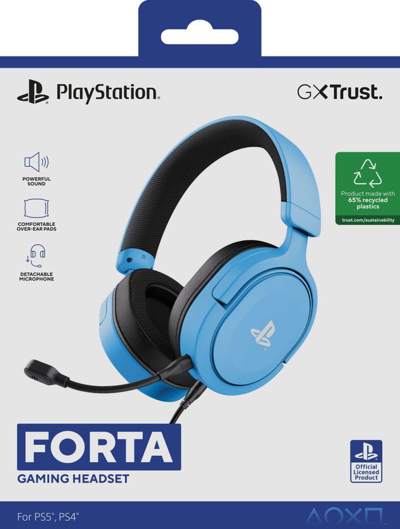 Casque Filaire | Trust | Forta Bleu
