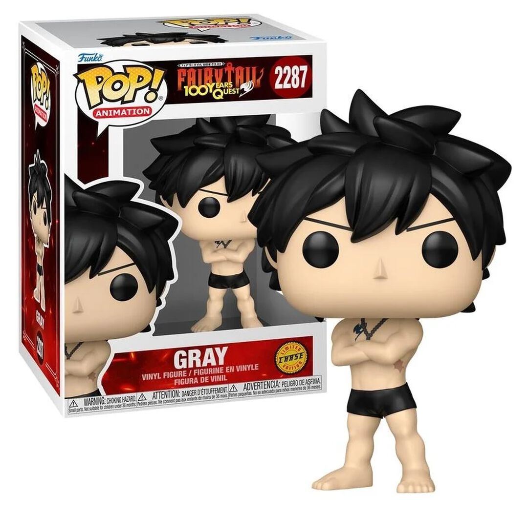 Figurine Funko Pop!  | Fairy Tail 100 Years Quest | Gray Avec Chance De Chase