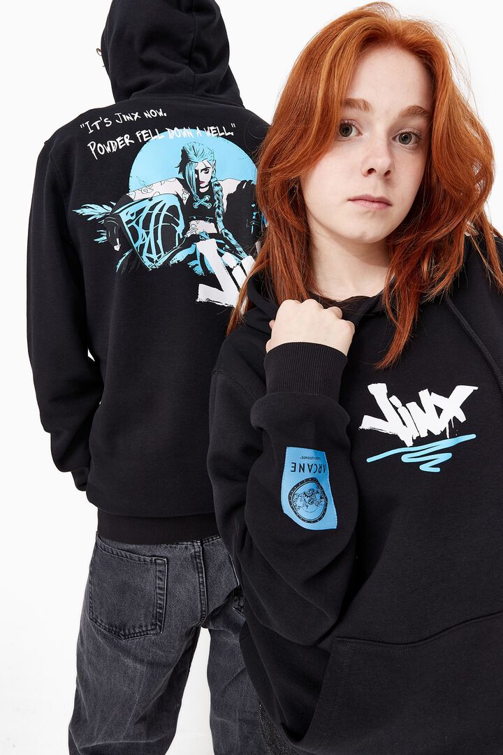 Sweat | Arcane | Jinx Noir Taille L