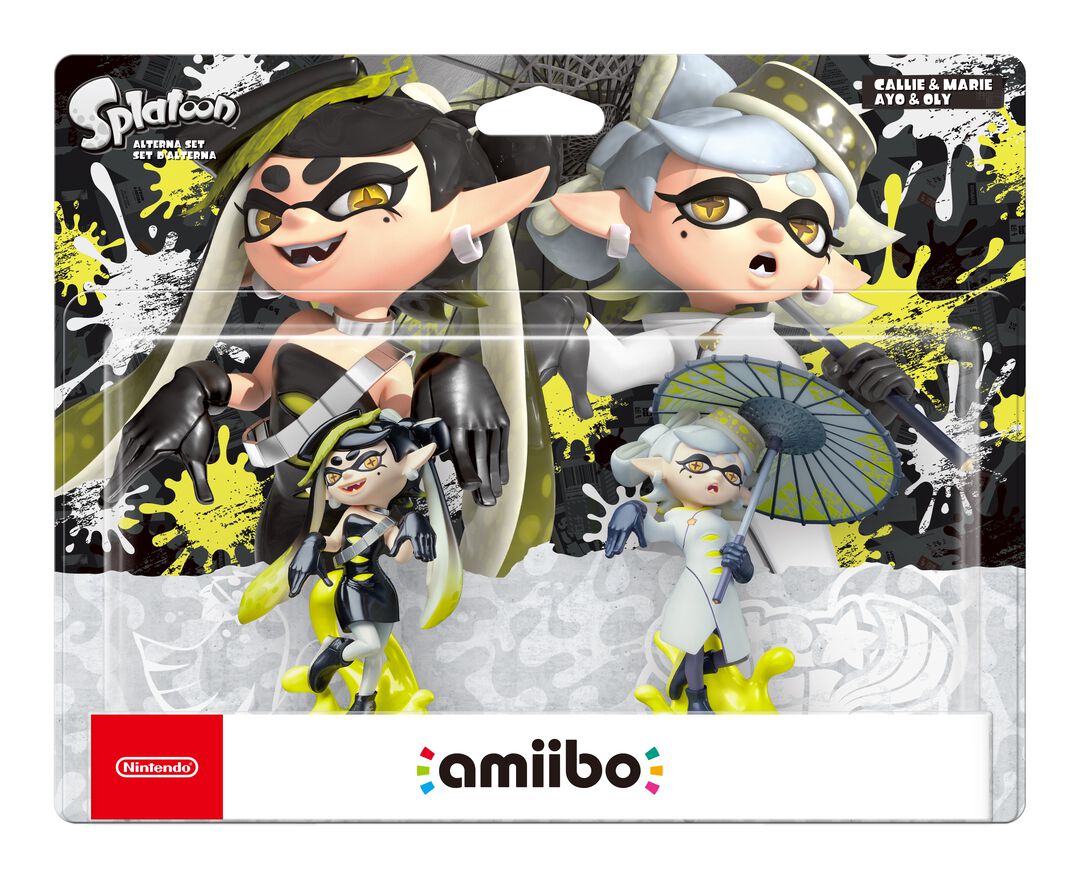 Figurine Amiibo Splatoon Ayo & Oly Set D'alterna