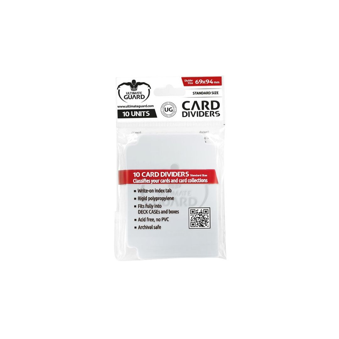 Accessoires Pour Cartes | Ultimate Guard | 10 Intercalaires Cartes T.standard