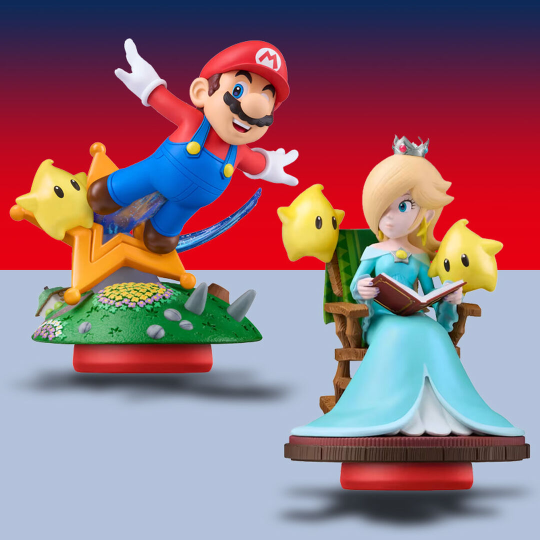 Pack Figurine Amiibo Mario & Luma + Figurine Amiibo Harmonie & Luma