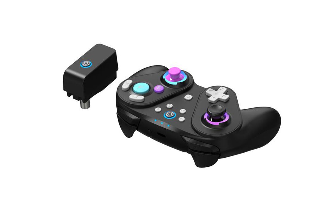Manette Sans Fil Bluetooth Foenix | Oniverse | Noire (nintendo Switch 2 / Switch