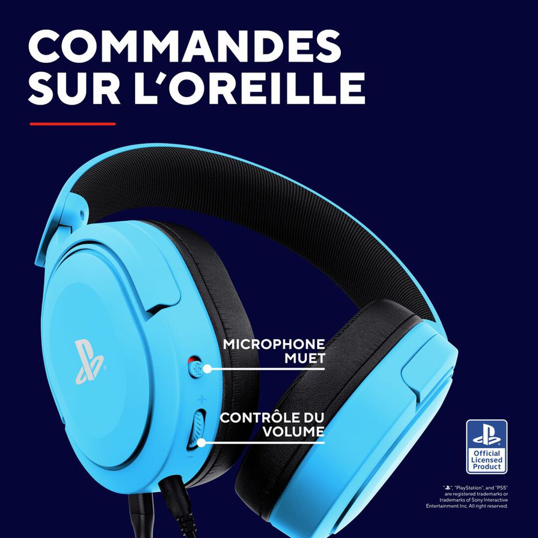 Casque Filaire | Trust | Forta Bleu