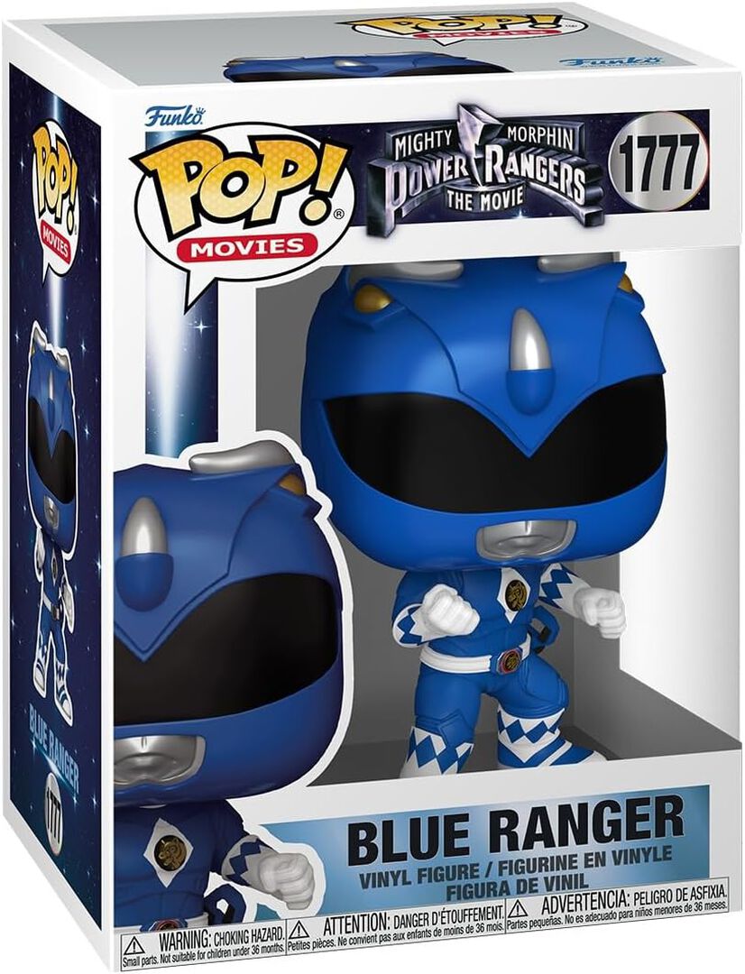 Figurine Funko Pop! N&deg;1777 | Power Rangers | Ranger Bleu