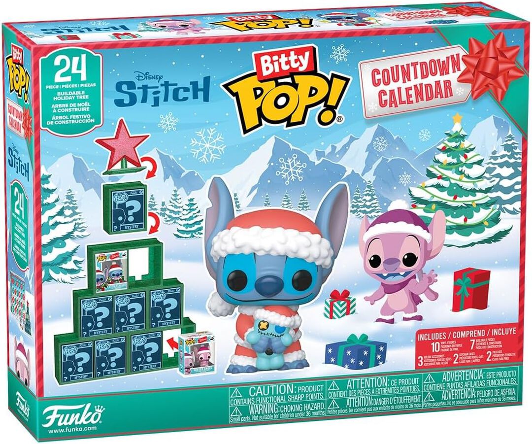 Calendrier De L'avent Bitty Pop! | Stitch | Stitch Holiday