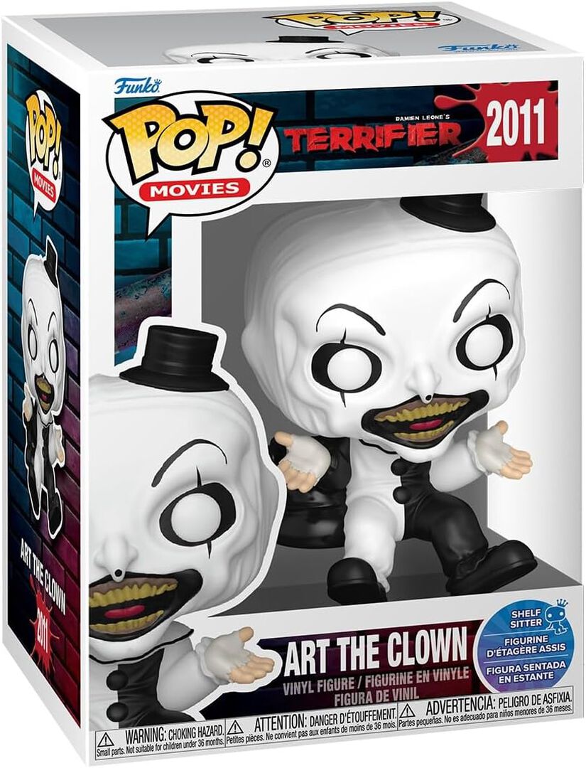 Figurine Funko Pop! N&deg;2011 | Terrifier 3 | Art The Clown (assis)
