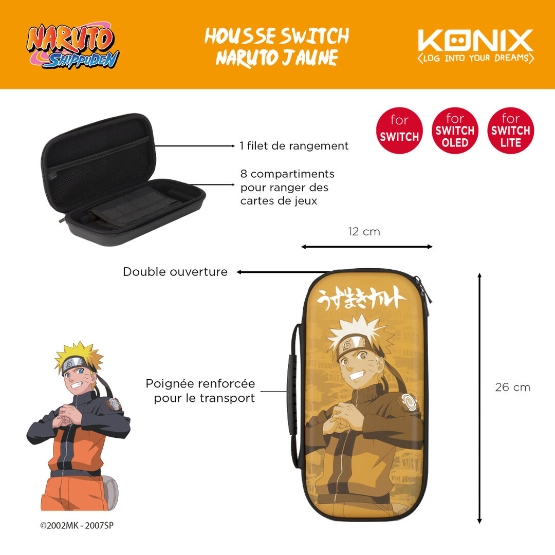 Housse De Protection Naruto Jaune Konix