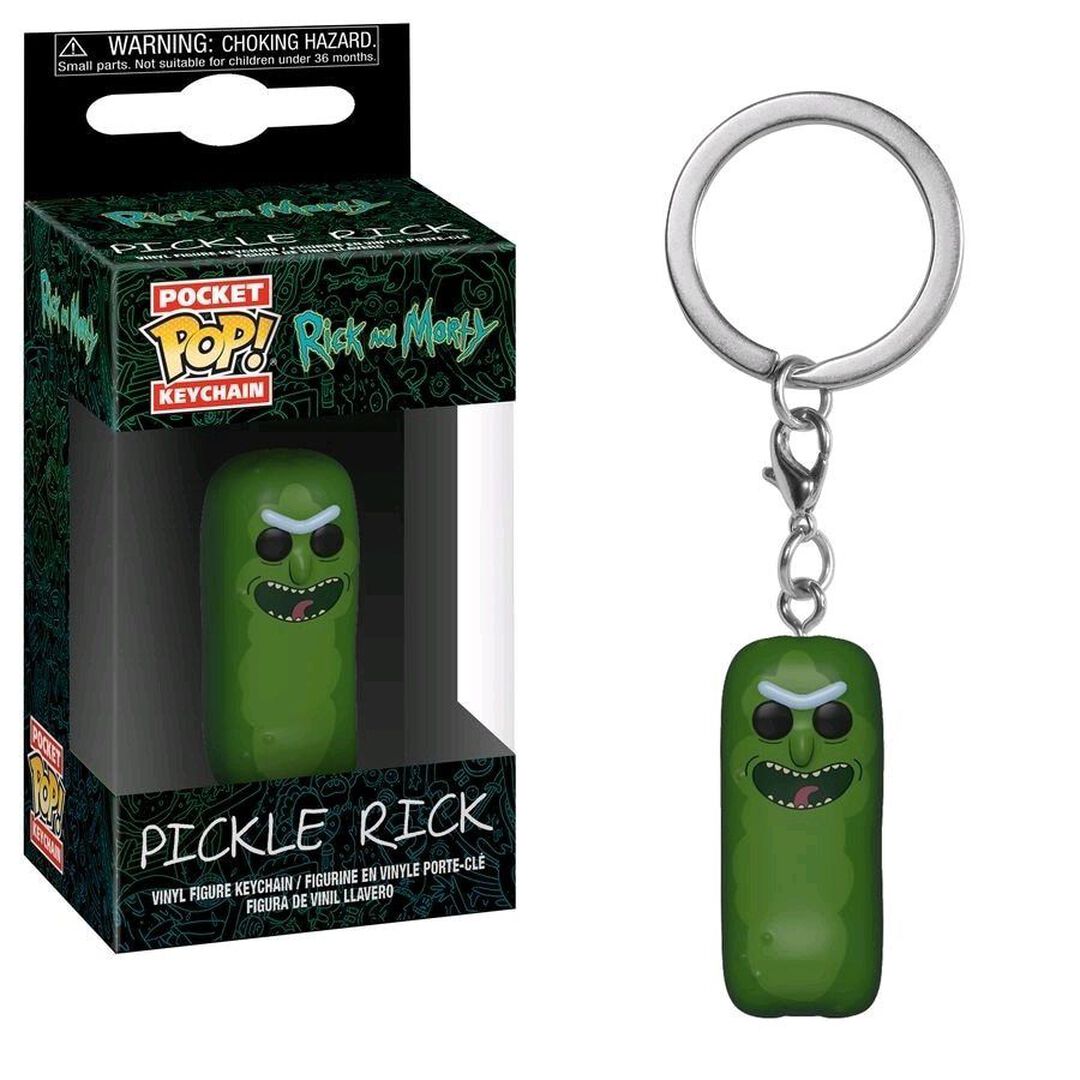 Porte-cles | Rick Et Morty | Pop Pickle Rick