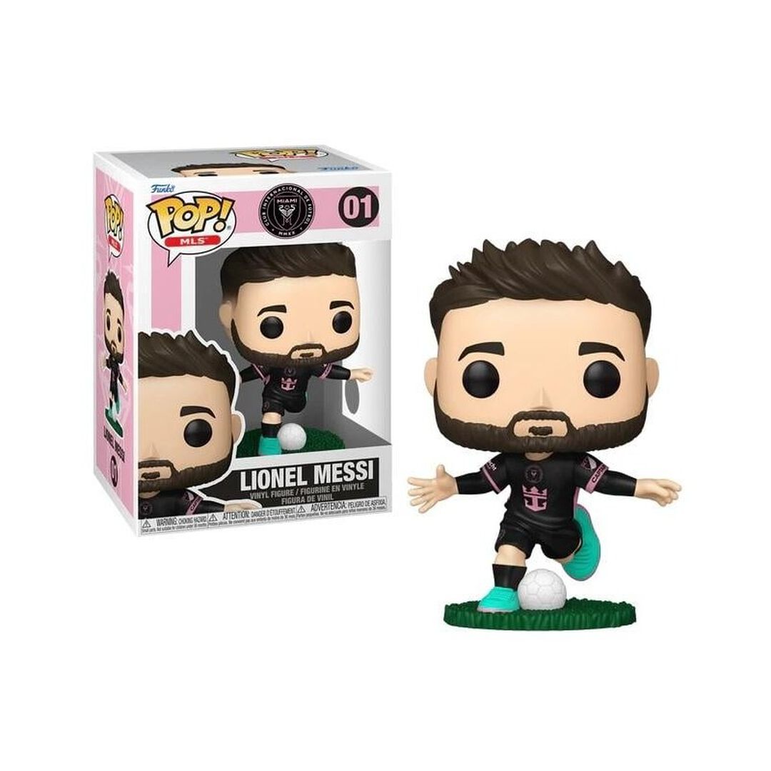 Figurine Funko Pop! N&deg;1 | Inter Miami | Mls | Lionel Messi (ext&eacute;rieur)