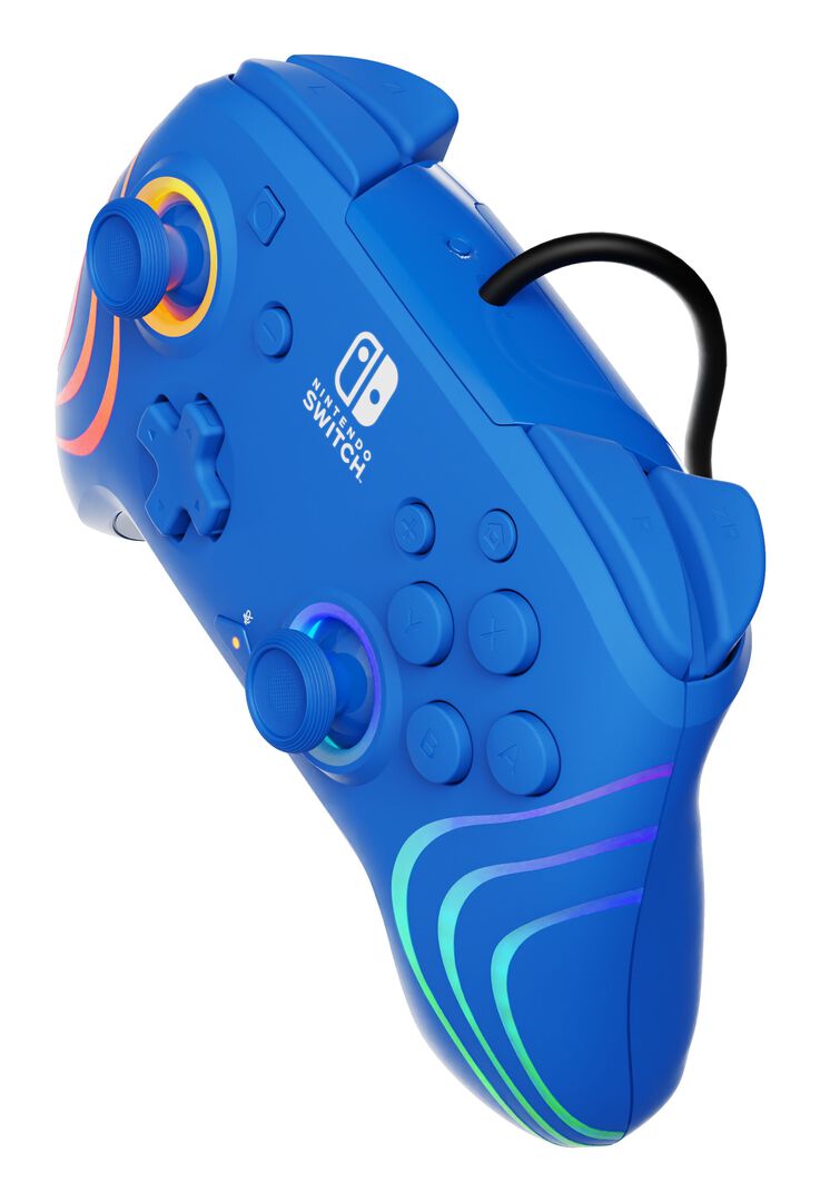 Manette Filaire Switch Afterglow Wave Bleu
