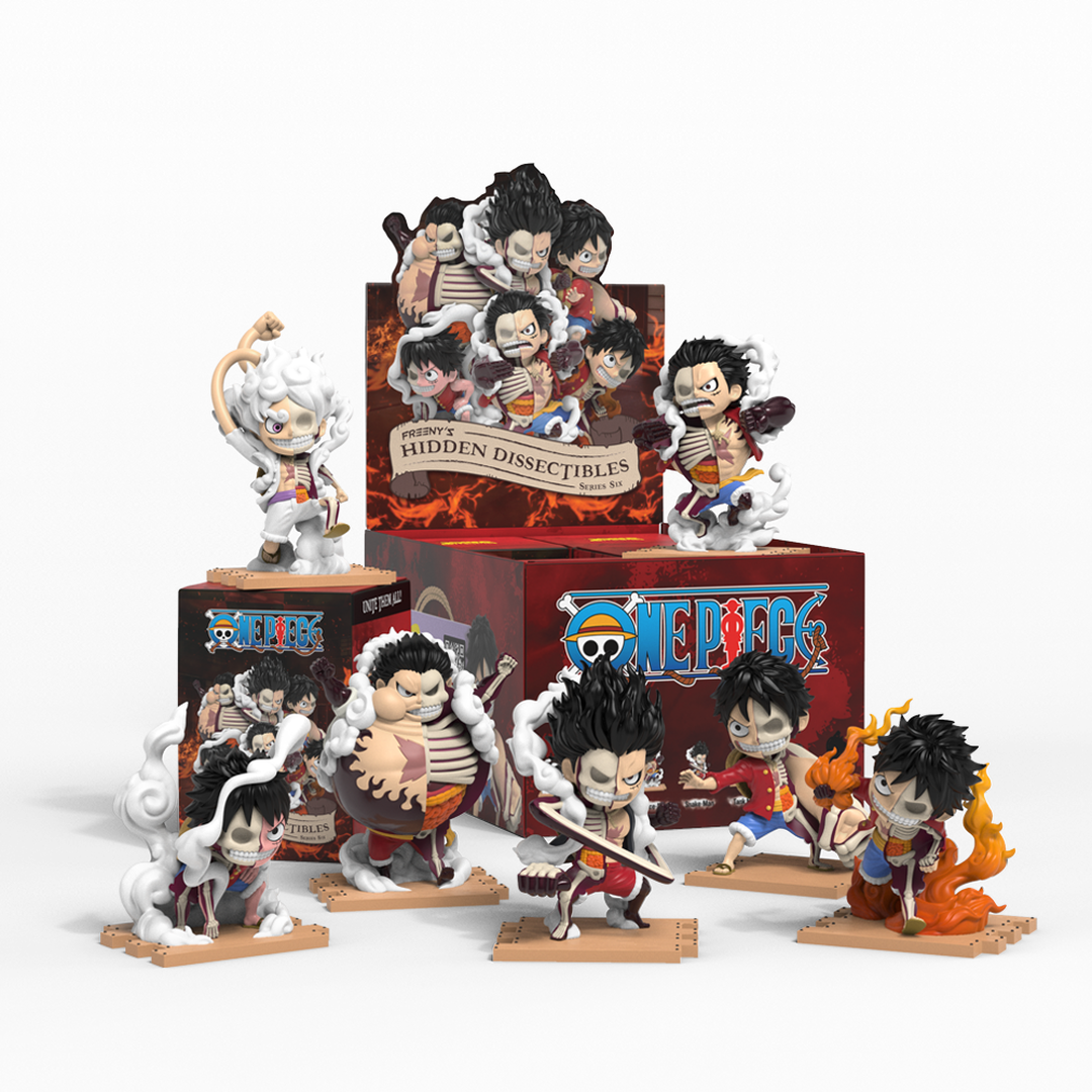 Figurine | One Piece | One Piece X Jason Freeny Serie Luffy Evol.