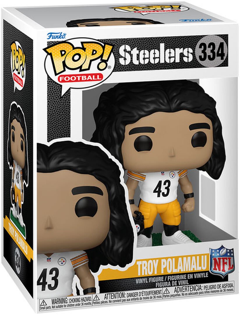 Figurine Funko Pop! | NFL Legends | Steelers | Troy Polamalu
