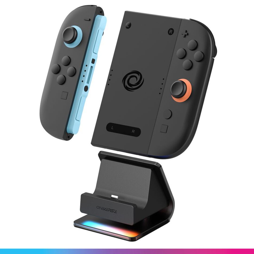 Support De Charge 2 Joycons + Controller Grip | Oniverse | Fusion Dock
