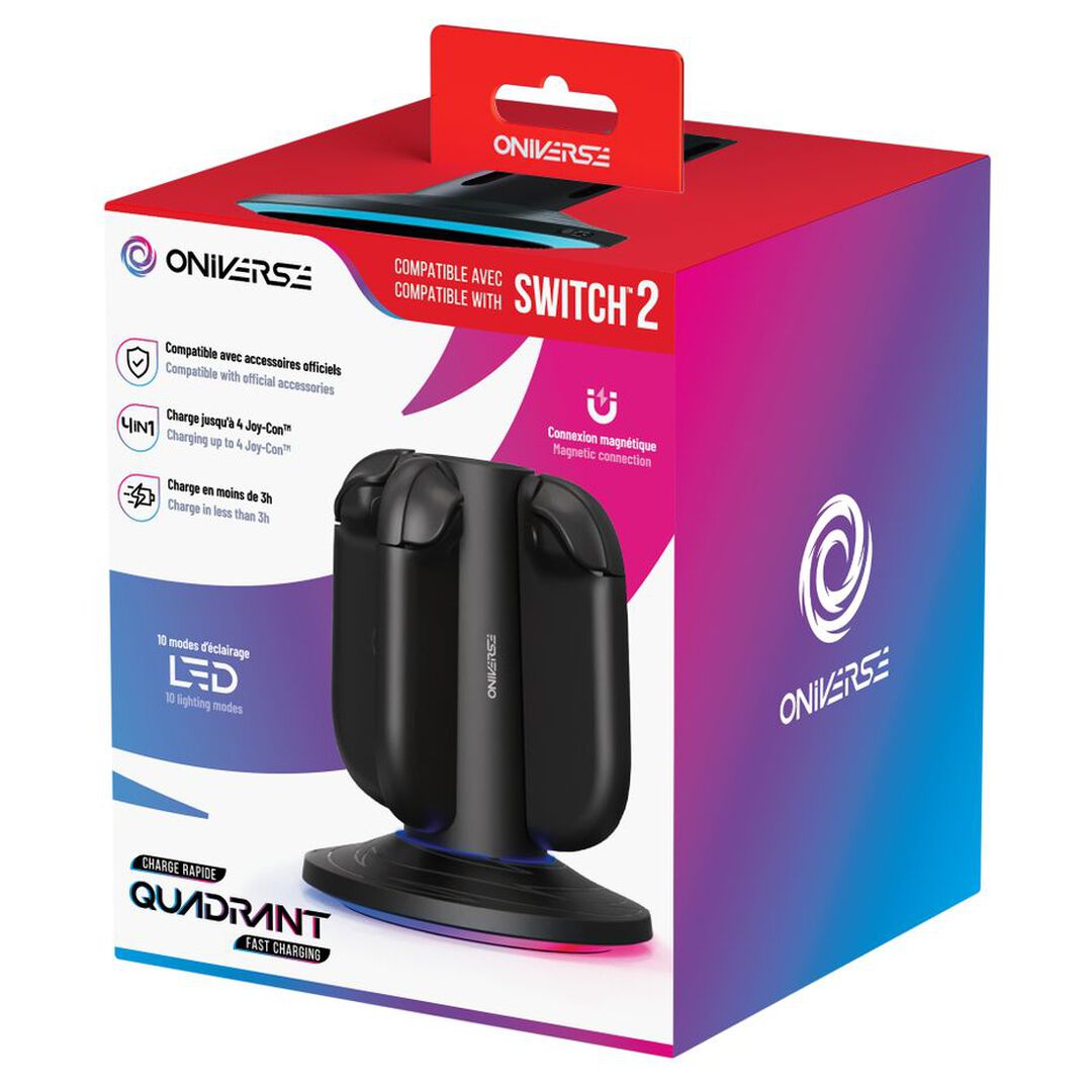 Support De Charge 4 Joycons Quadrant | Oniverse