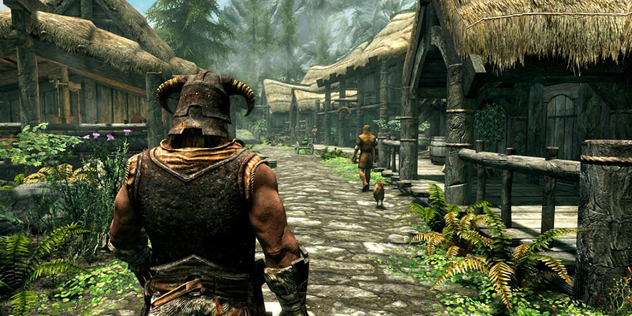 skyrim-village