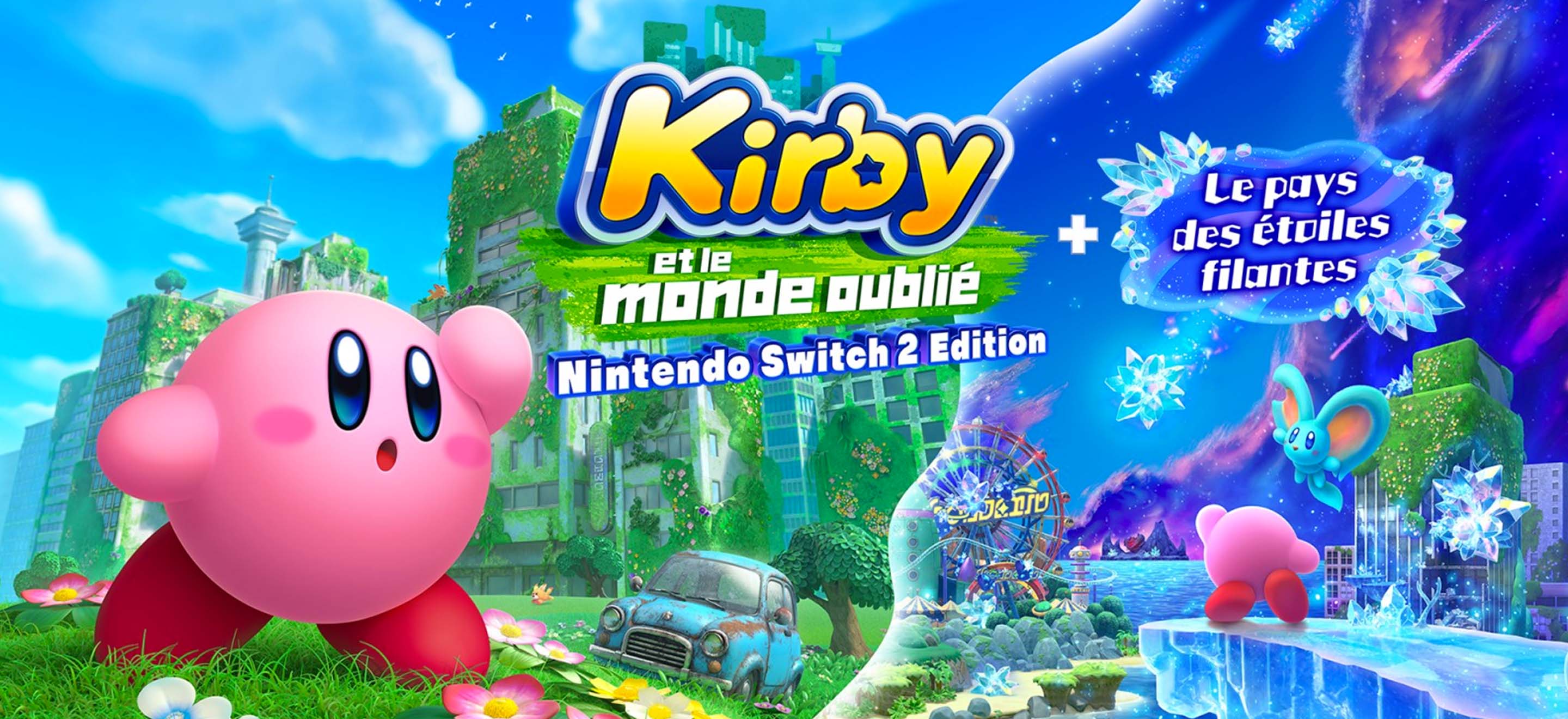 Quelles sont les nouveaut&eacute;s de l'&eacute;dition Switch 2 de Kirby et le monde oubli&eacute;