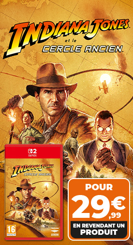 Indiana Jones et le cercle ancien sur Nintendo Switch 2 avec offre Jouez &agrave;
