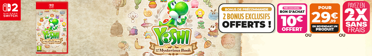 Yoshi And The Mysterious Book avec offres de pr&eacute;commande
