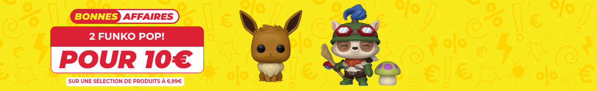 2 Funko POP! achet&eacute;es pour 10&euro;