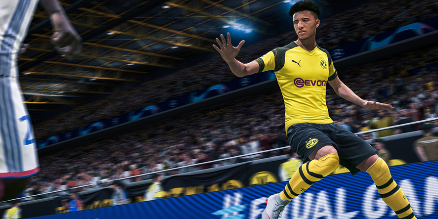 Jadon Sancho dans FIFA 20