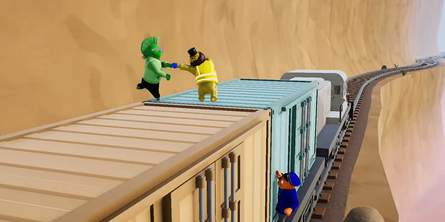 Gang Beasts, le party game version jeu de baston