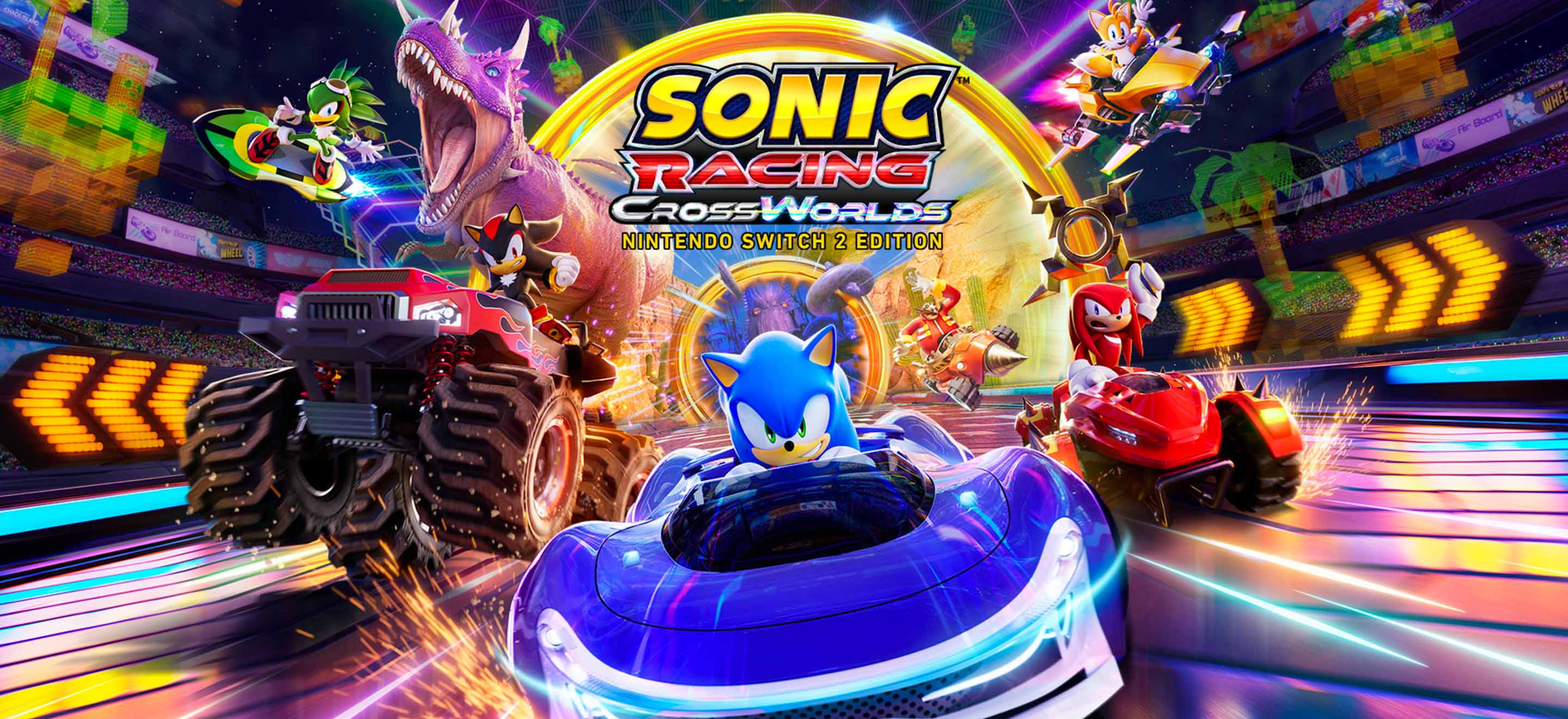 Toutes les nouveaut&eacute;s de Sonic Racing Crossworlds Nintendo Switch 2 Edition