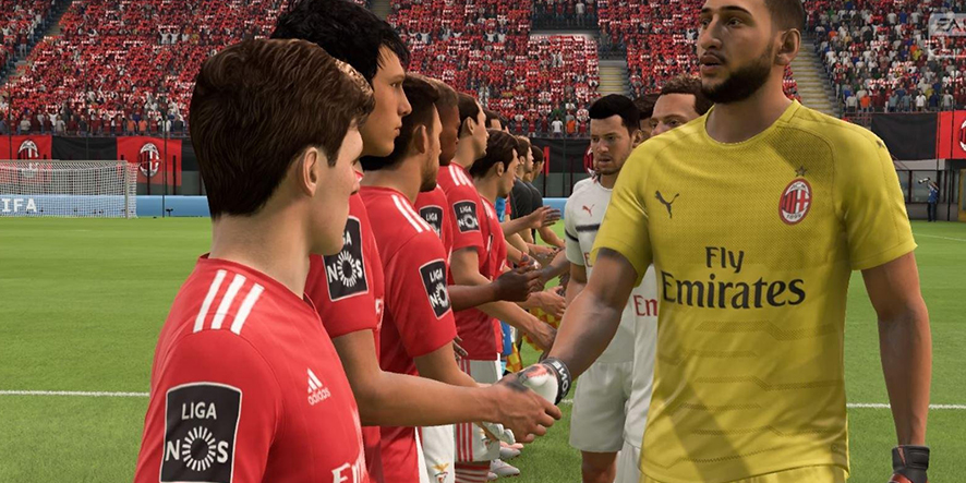 Le portier de l'AC Milan sur FIFA