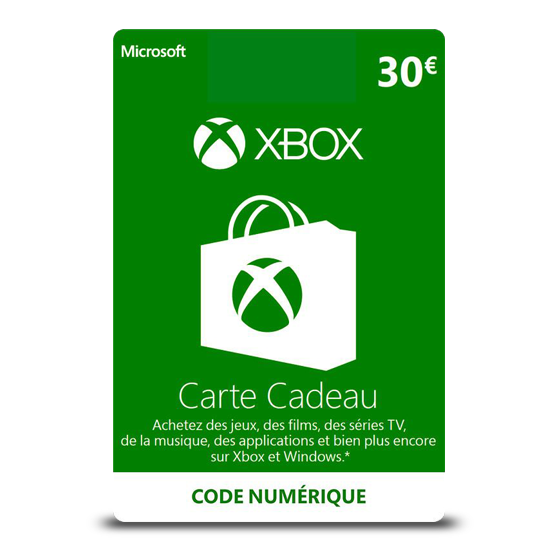 Cartes Prépayées Xbox