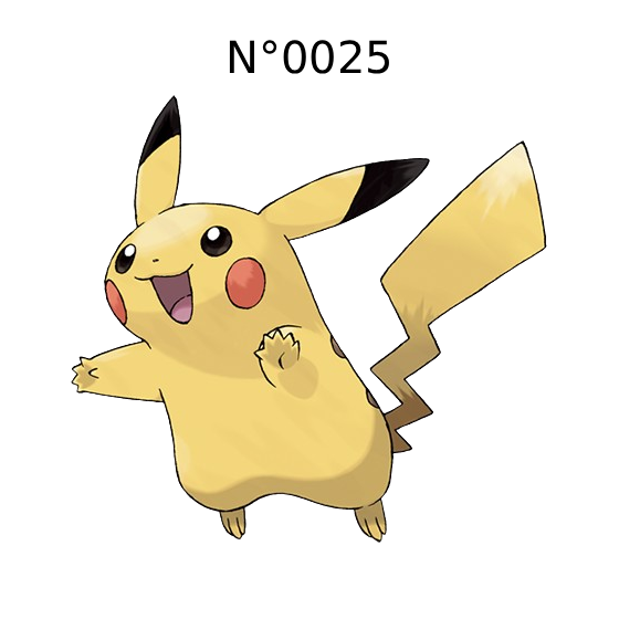 Produits dérivés Pikachu
