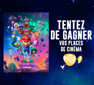 Gagnez des places de cinéma pour le film Super Mario Galaxy