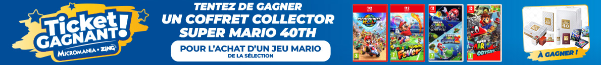 Ticket gagnant 40 ans Mario