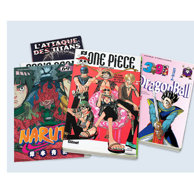 Nous reprenons vos Mangas et Pop