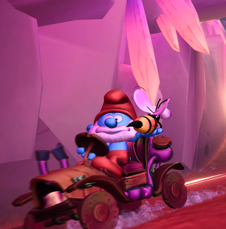 Schtroumpfs Kart : ces Mario Kart-like tr&egrave;s improbables