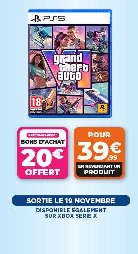 Grand Theft Auto VI (Code in a box) avec offres de pr&eacute;commande
