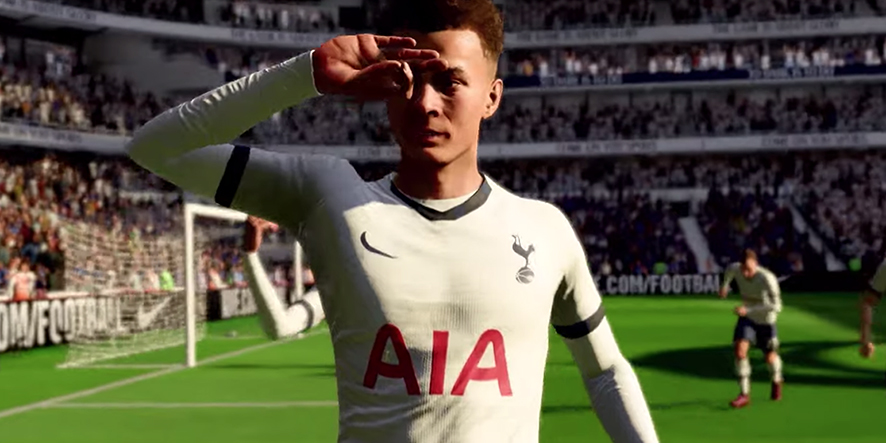 La célébration de Dele Alli dans FIFA 20