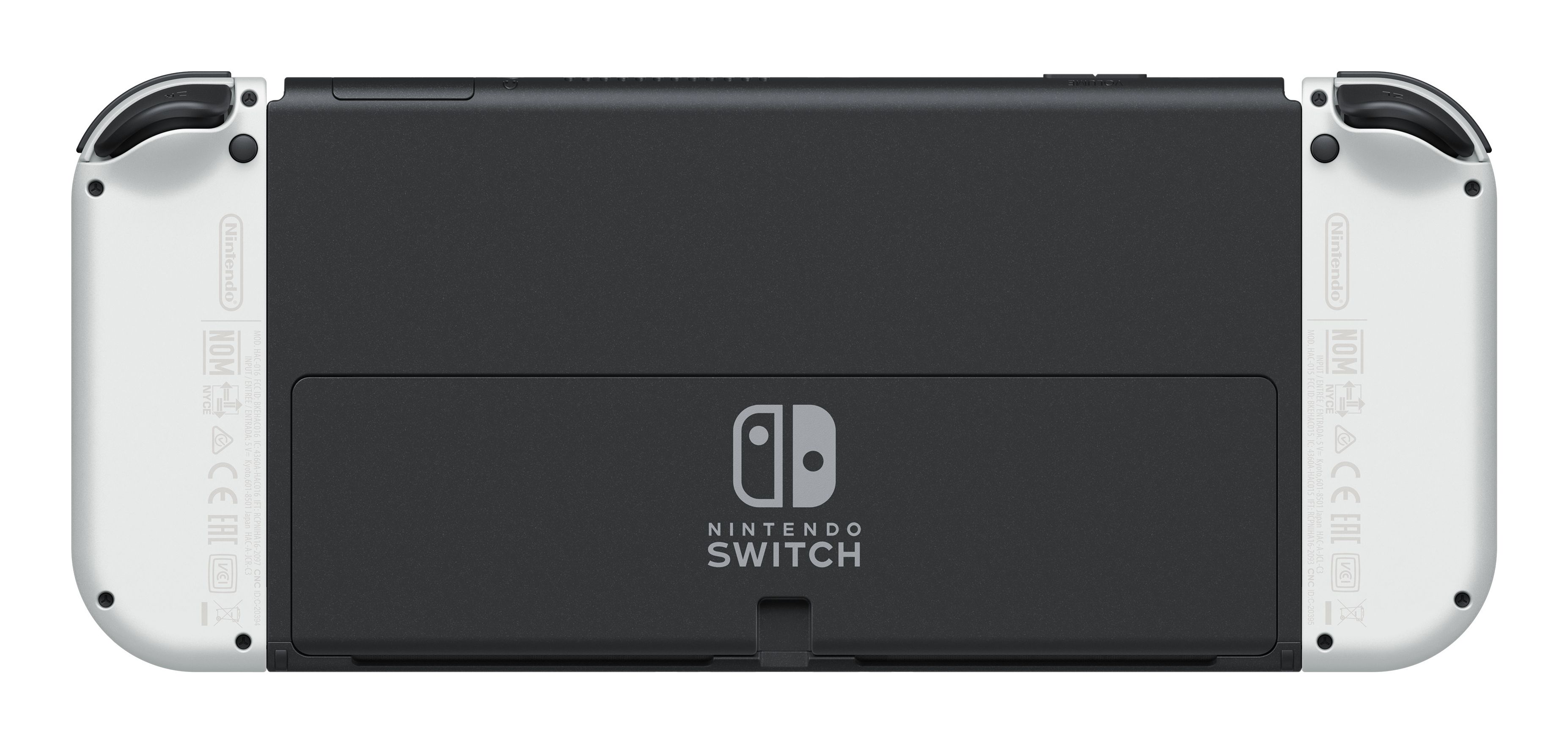 Nintendo Switch (mod&egrave;le Oled) Avec Station D'accueil Et Manettes Joy-con Blanche