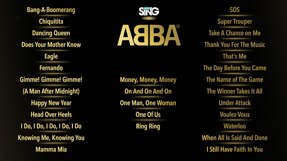 Let's Sing Presents Abba - Occasion