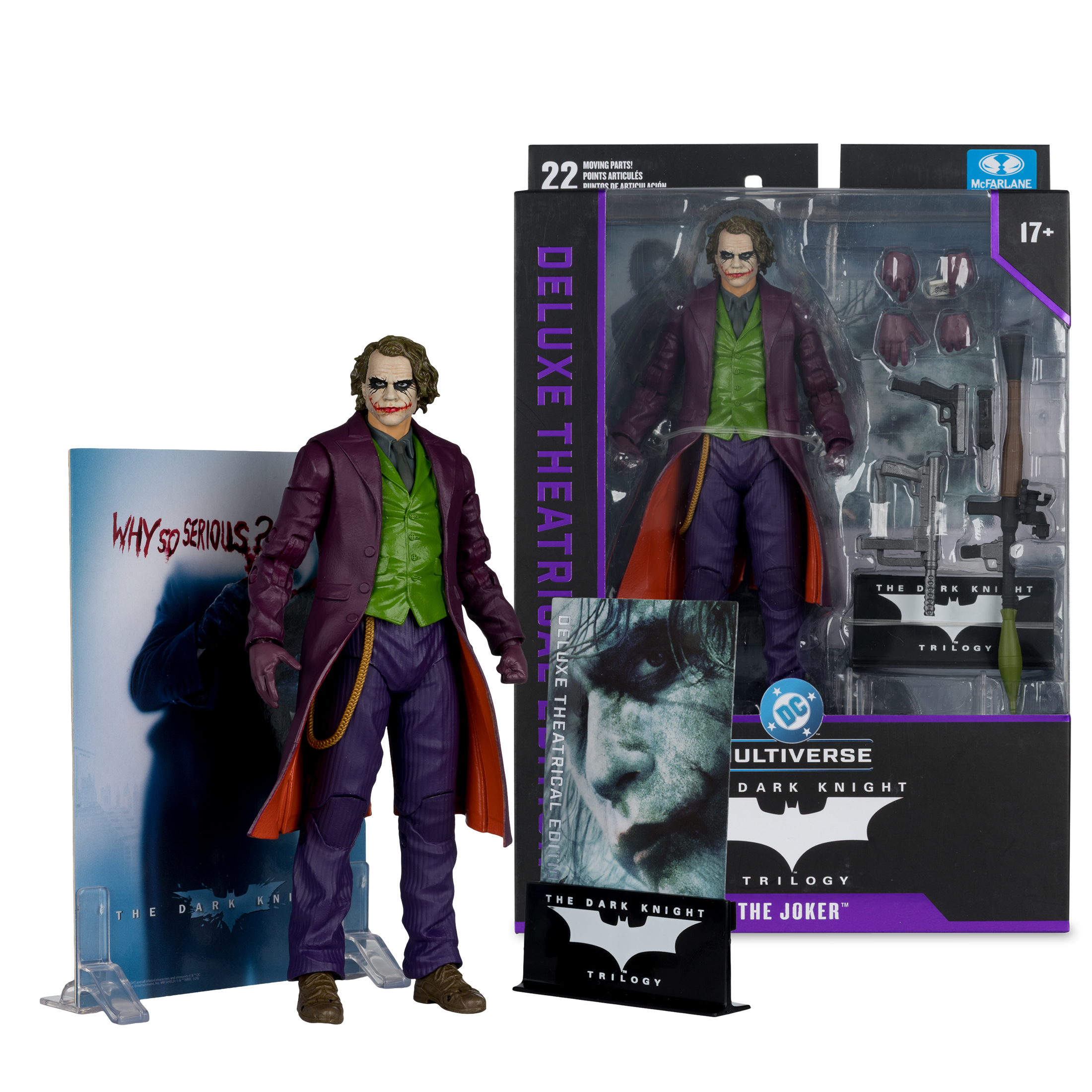 Figurine - Mcfarlane Toys - DC Multiverse  - The Joker (The Dark Knight Trilogy)