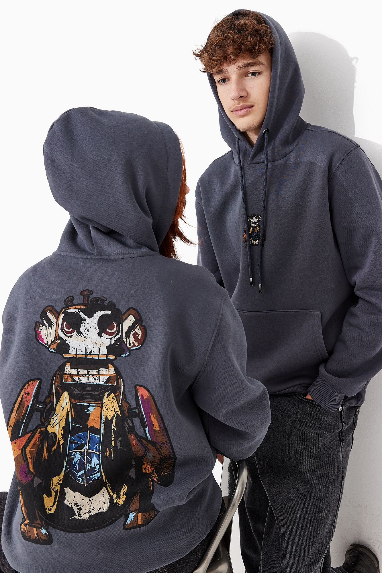 Sweat - Arcane- Powder Monkey Gris Taille L