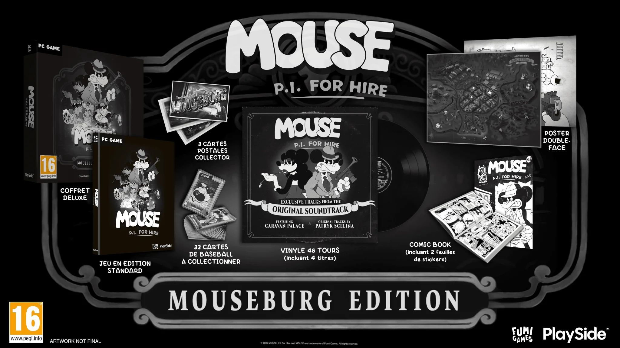 Mouse P.i. For Hire Mouseburg Edition